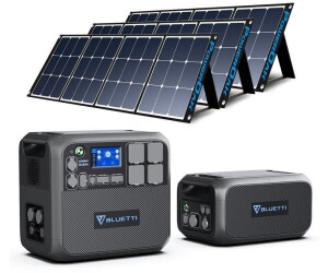 BLUETTI Générateur Électrique AC200MAX avec 2 Panneaux Solaires PV200,  2048Wh Groupe Électrogène Solaire pour Maison, Camping, Jardin