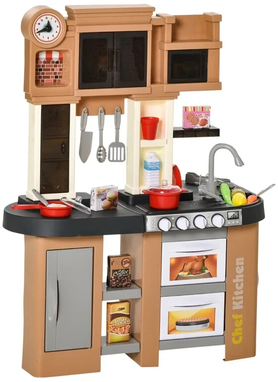 HomCom Cuisine pour enfant 58 accessoires
