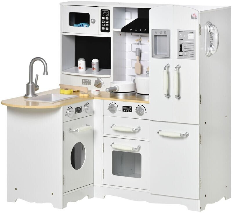 HomCom Cuisine pour enfant avec nombreux accessoires