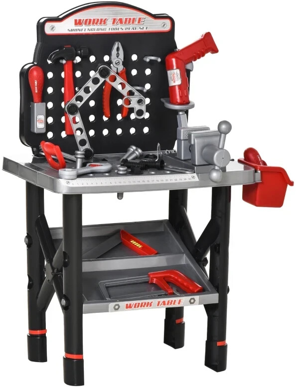 HomCom Établi et outils enfant
