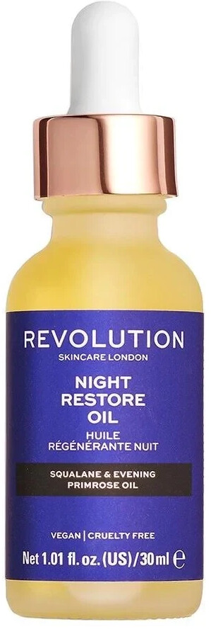 Revolution Skincare Night Restore Oil Squalane & Evening (30ml)
