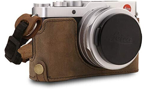 MegaGear MegaGear Ever Ready Camera-Half-Case with Carrying Strap for Leica D-Lux 7 Cinnamon
