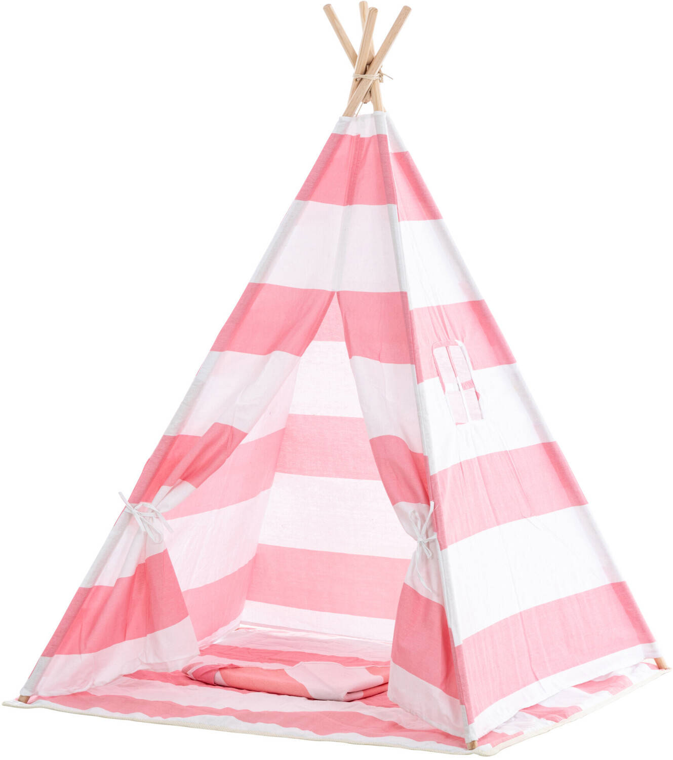 CLP Play Tent Esna pink/white stripes
