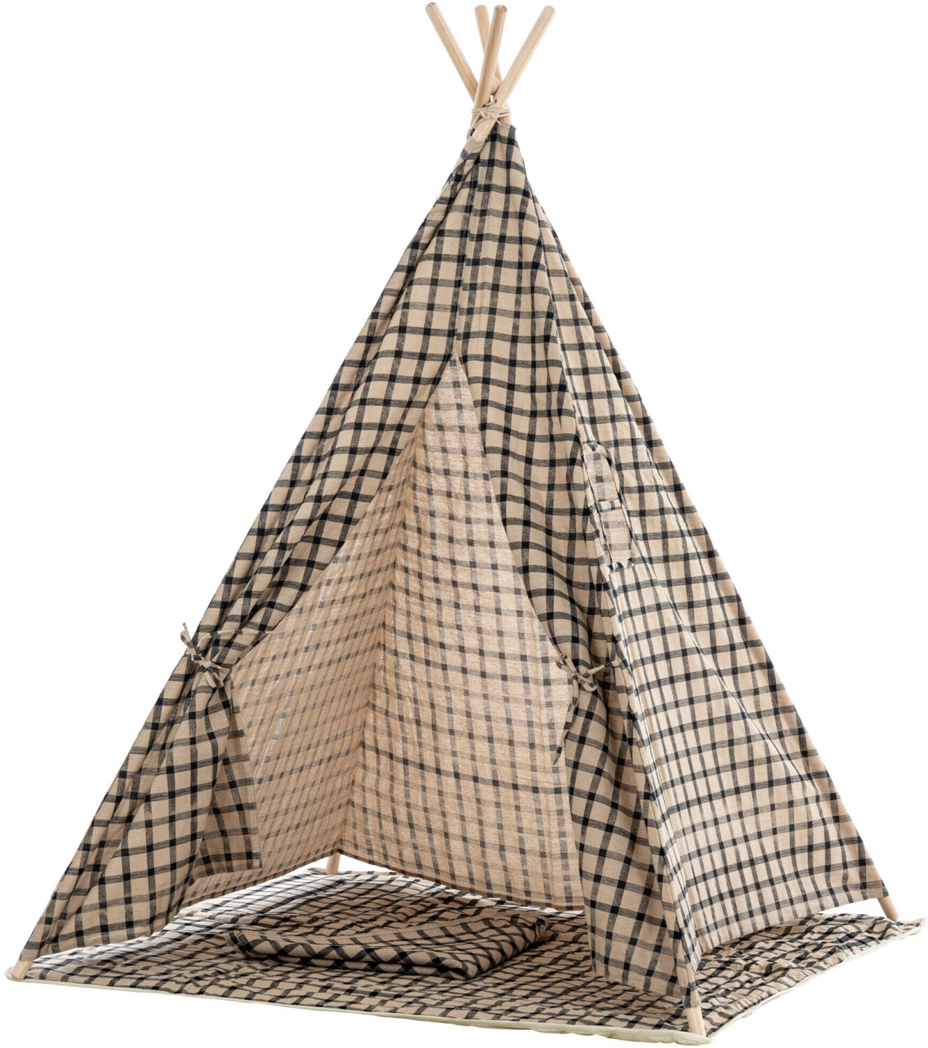 CLP Play Tent Esna brown chequered
