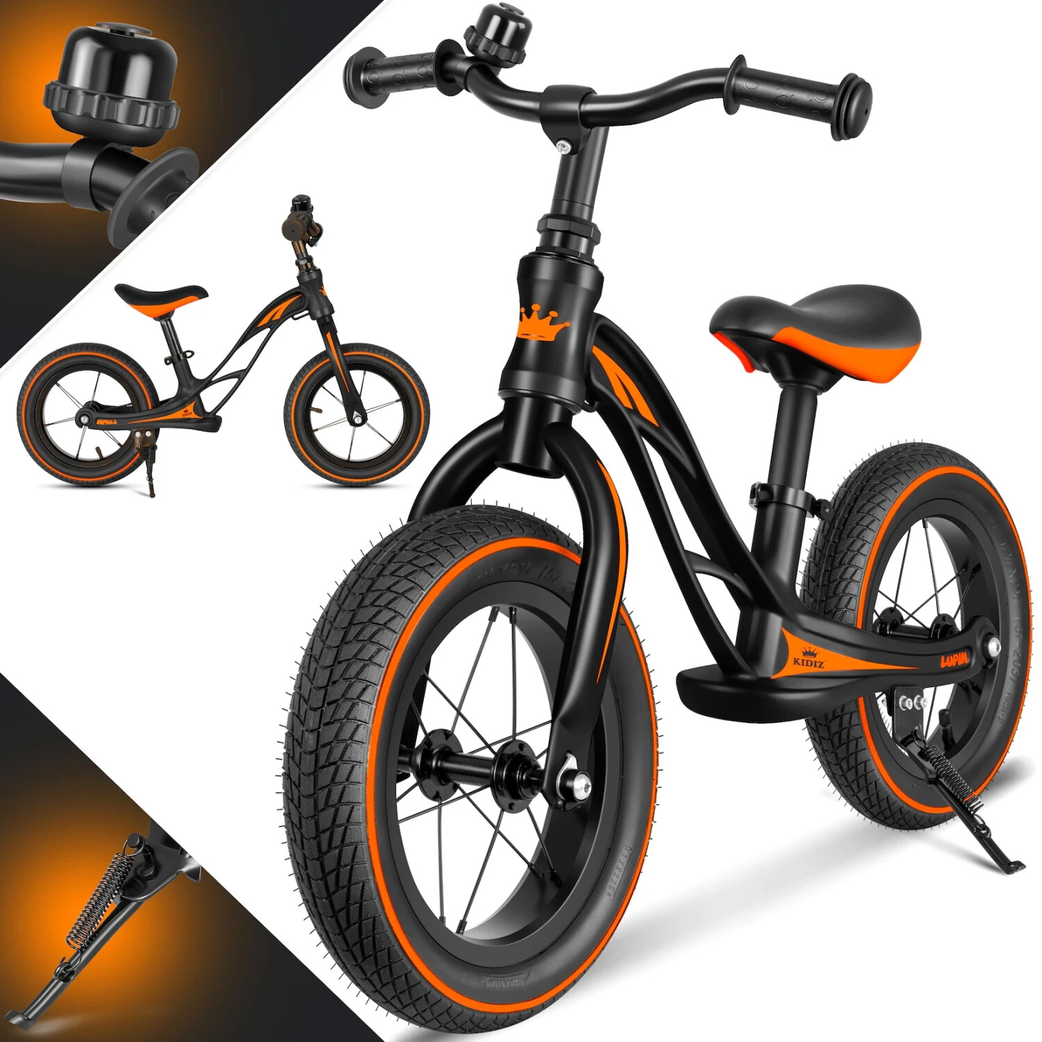 Kidiz Lupin 12 (black/orange)