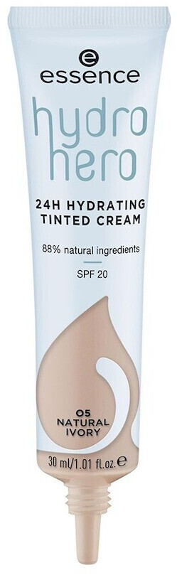 Photos - Other Cosmetics Essence Hydro Hero 24H Hydrating Tinted Cream 05 Natural Ivory (30 