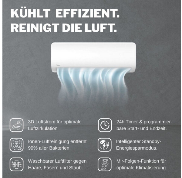 Midea Xtreme Save Pro 09 2,6kW (MSAGAU-09HRFN8-ME), Bild 8