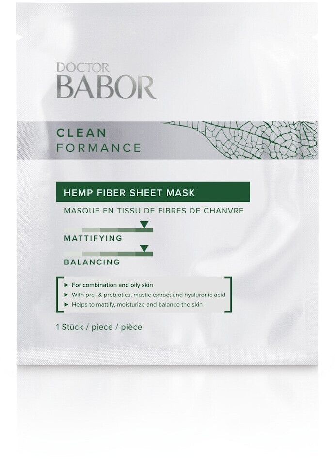 Babor Hemp Fiber Sheet Mask