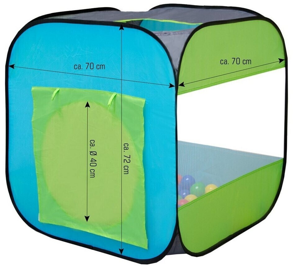 LittleTom Pop Up ball pool Arielle green/blue