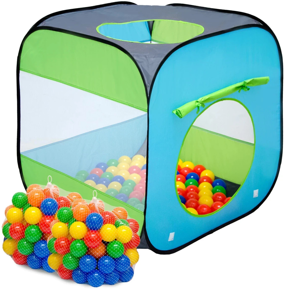 LittleTom Pop Up ball pool Arielle with 200 coloured balls
