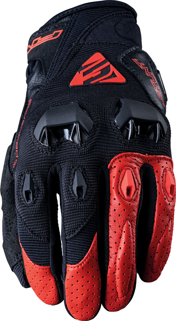 Five Gloves Gants Stunt Evo noir/rouge