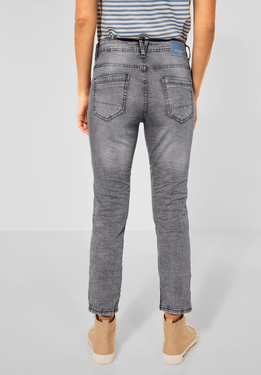 Cecil Scarlett Loose Fit 7/8 Jeans mid grey used wash ab 48,44 € |  Preisvergleich bei