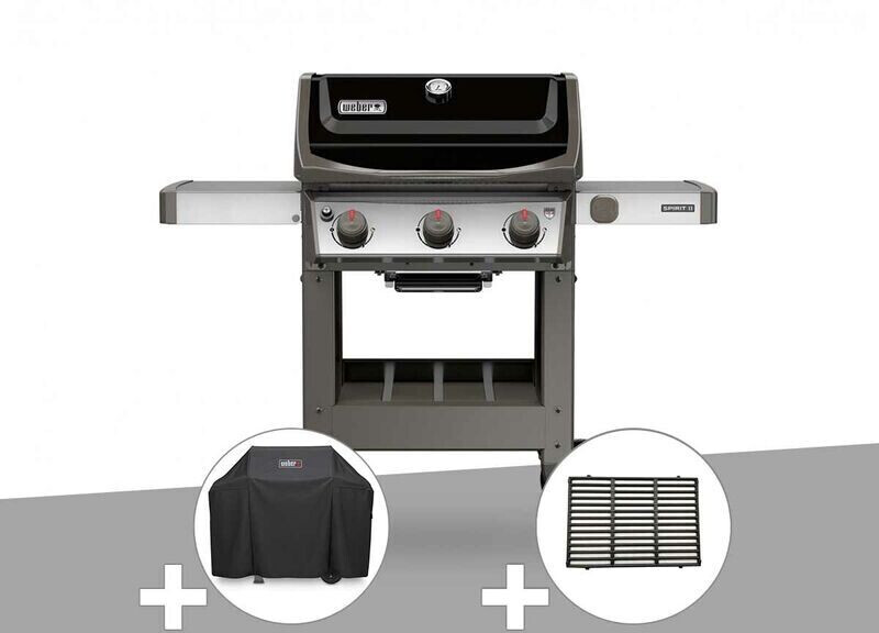 Weber Spirit II E 310 avec plancha, housse et 1/2 grille de cuisson