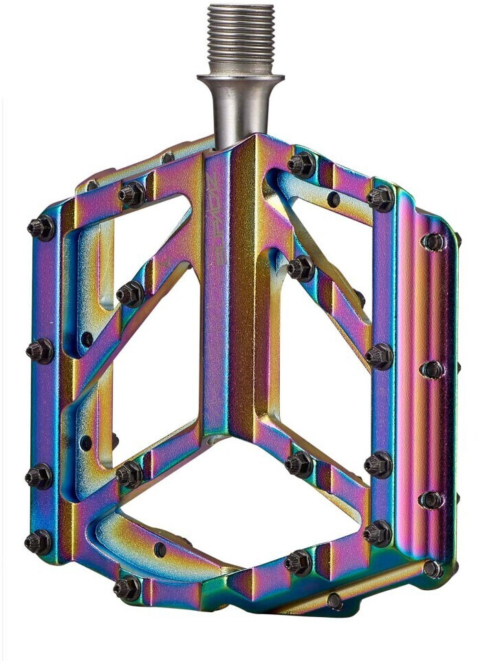 SUPACAZ Orbitron CNC Aluminium Pedal oil slick