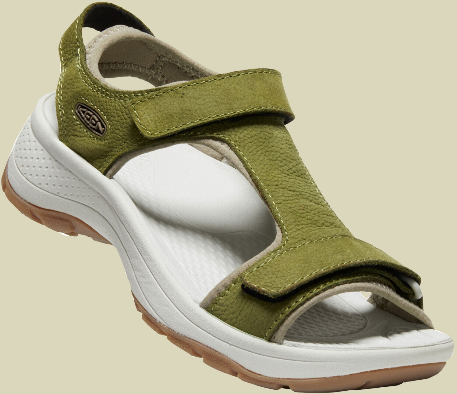 Keen Women's Astoria West Leather Sandal olive drab leather