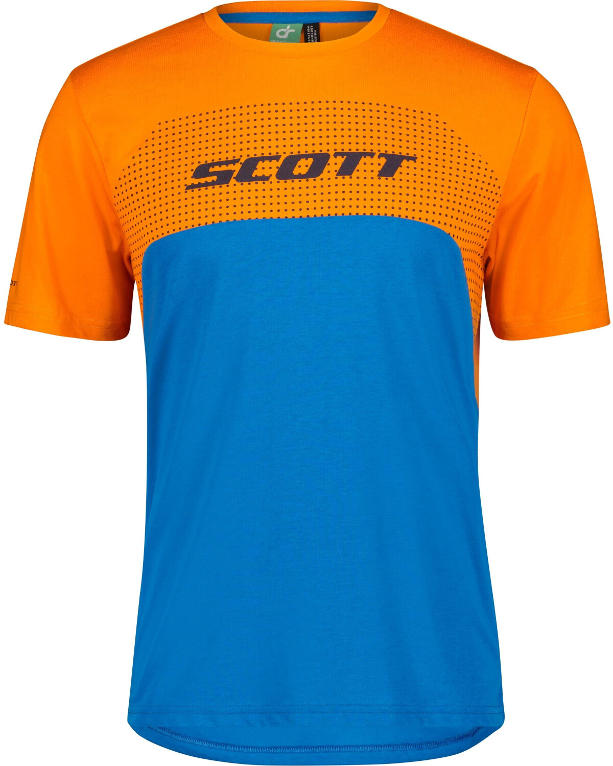 Scott Trail Flow Dri S/SL Shirt copper orange/storm blue