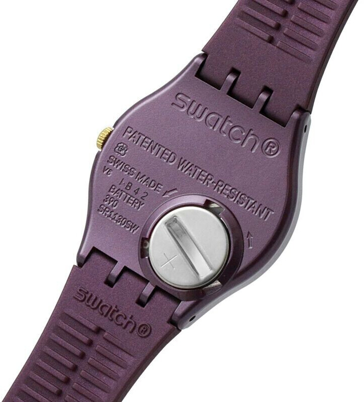 Swatch patented water resistant swiss made v8 sr1130sw deals