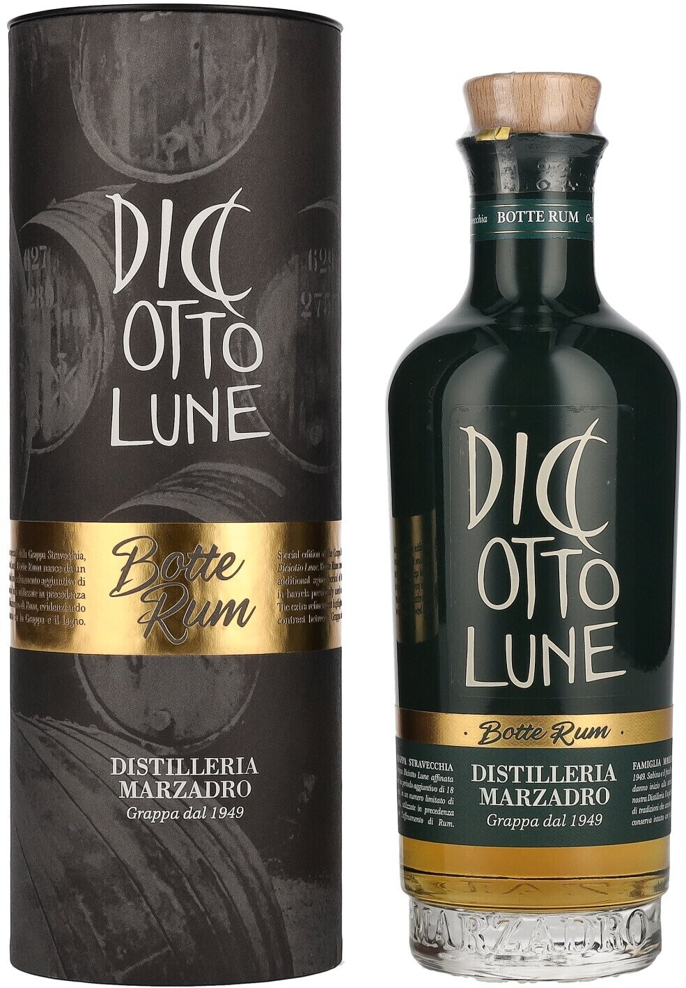 Botte Rum 42% € Lune Diciotto ab 26,90 Preisvergleich | Marzadro bei 0,5l
