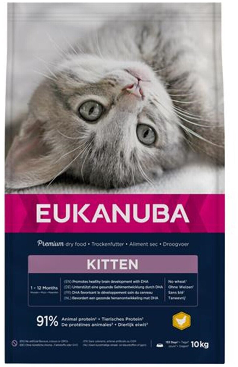 Eukanuba Kitten premium dry food with chicken 10kg