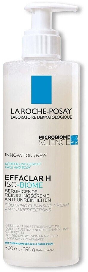 La Roche Posay Effaclar H Iso-Biome Cleansing Cream (390ml)