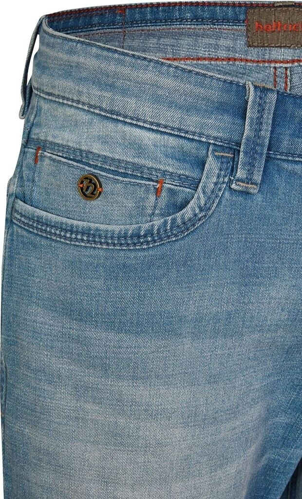 Hattric Jeans Uomo Cross Denim Harris Straight – Blu, Taglia 42 (30W X 32L). 5 Tasche, Gamba Dritta, Mix Di Cotone, Poliestere, Viscosa Ed Elastan. Chiusura Con Zip. Comfort E Stile Quotidiano.