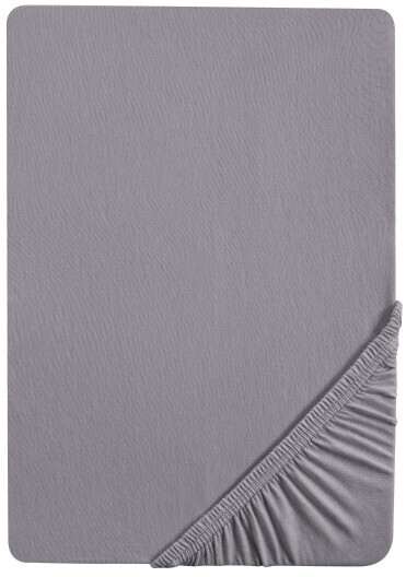 Biberna 12344 Frottee Stretch 180-200x200cm Silver
