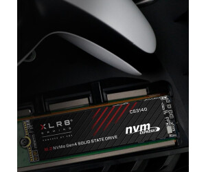 PNY XLR8 Cache SSD avec Dissipateur Intégré conçu pour s'adapter à la PS5 Noir 