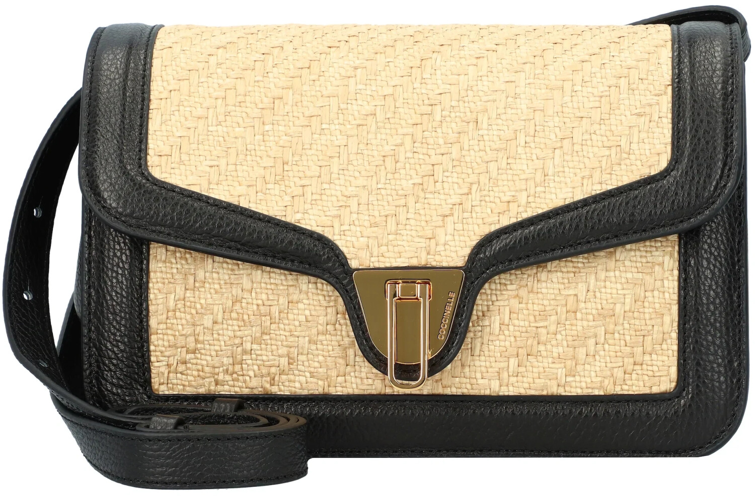 Coccinelle Marvin Twist Rafia Handbag (E1 L3I 15 01 01)