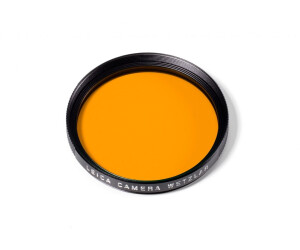 Orangefilter vhbw Universal Farbfilter orange kompatibel mit Kamera Objektiven mit 46mm Filtergewinde 