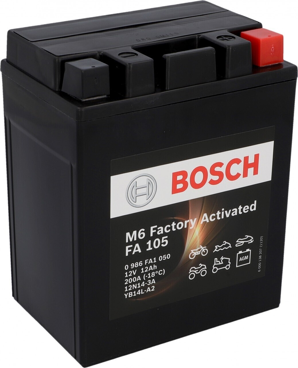 Bosch FA105 12 Ah 200 A (0 986 FA1 050)