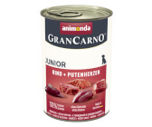 Animonda GranCarno Junior Beef & Turkey Hearts Wet Dog Food 400g