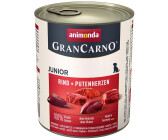 Animonda GranCarno Junior Beef & Turkey Hearts Wet Dog Food