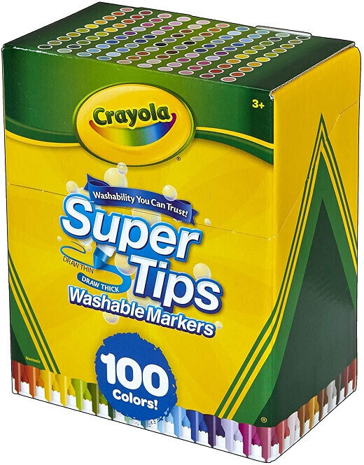 Soldes Crayola Super Tio Markers (100 pcs.) 2024 au meilleur prix sur