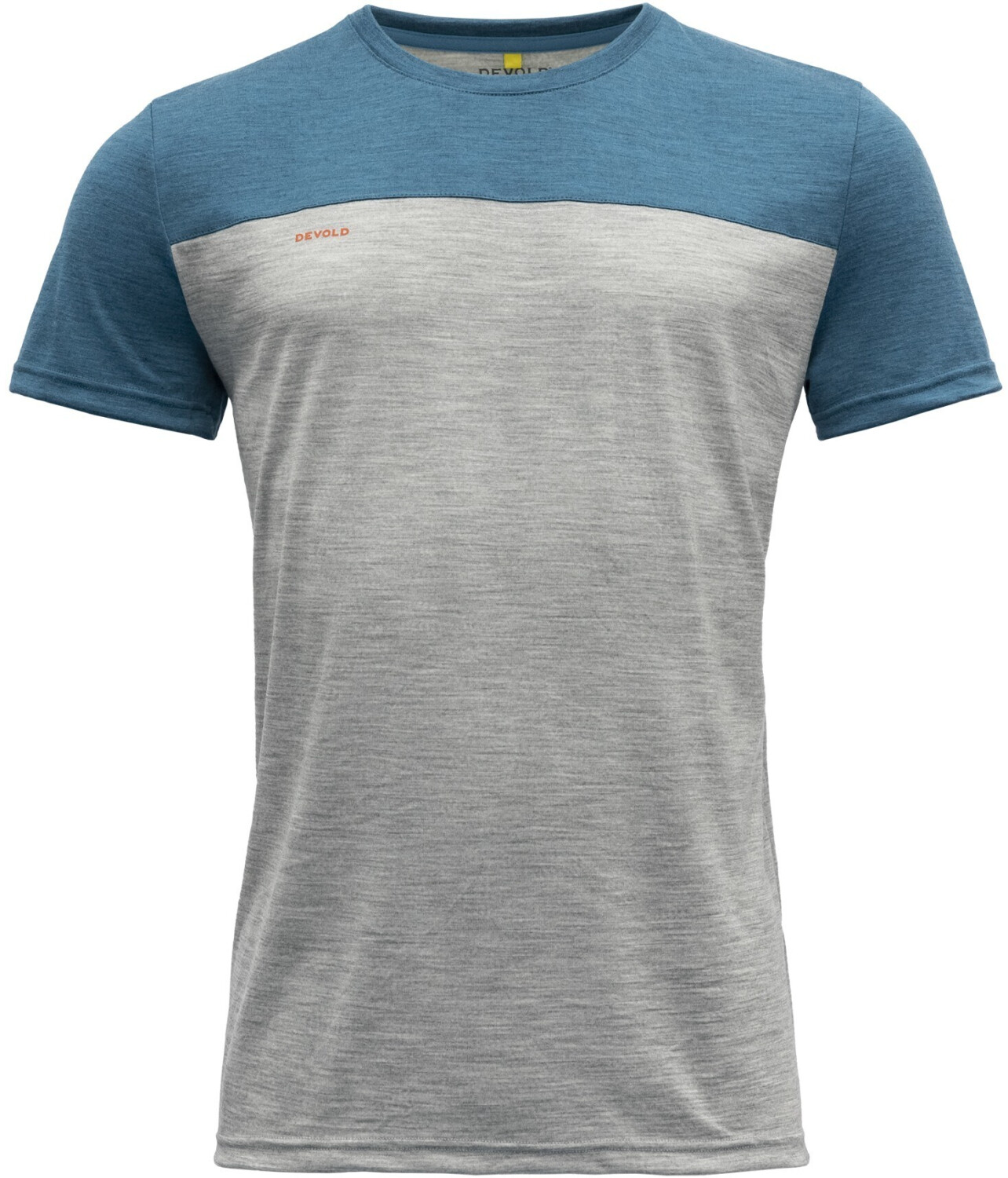 Devold Norang Merino 150 Tee Man grey melange/blue melange