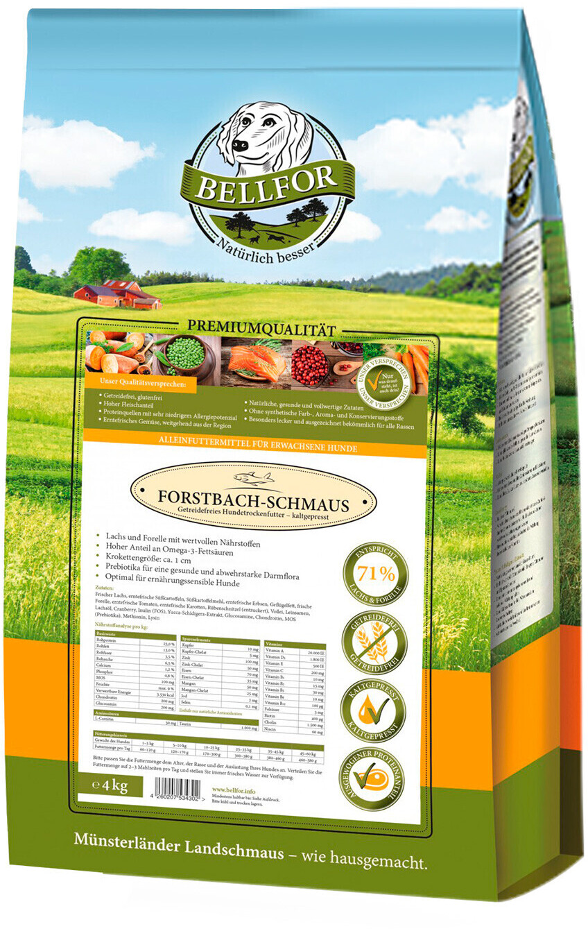 Bellfor Forstbach-Schmaus Salmon & Trout Dry Dog Food