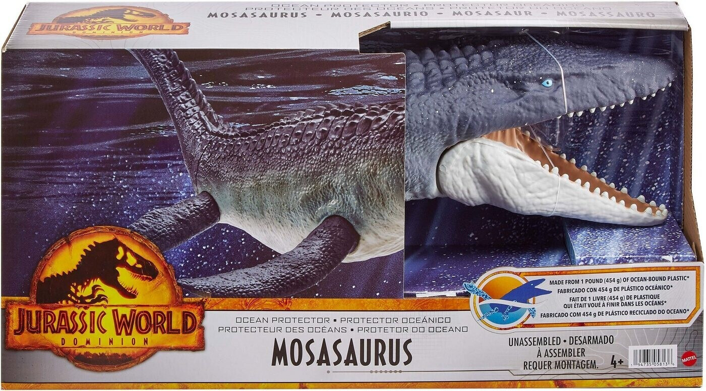 Figurine Jurassic World Dinosaure Mosasaurus Protecteur Océans