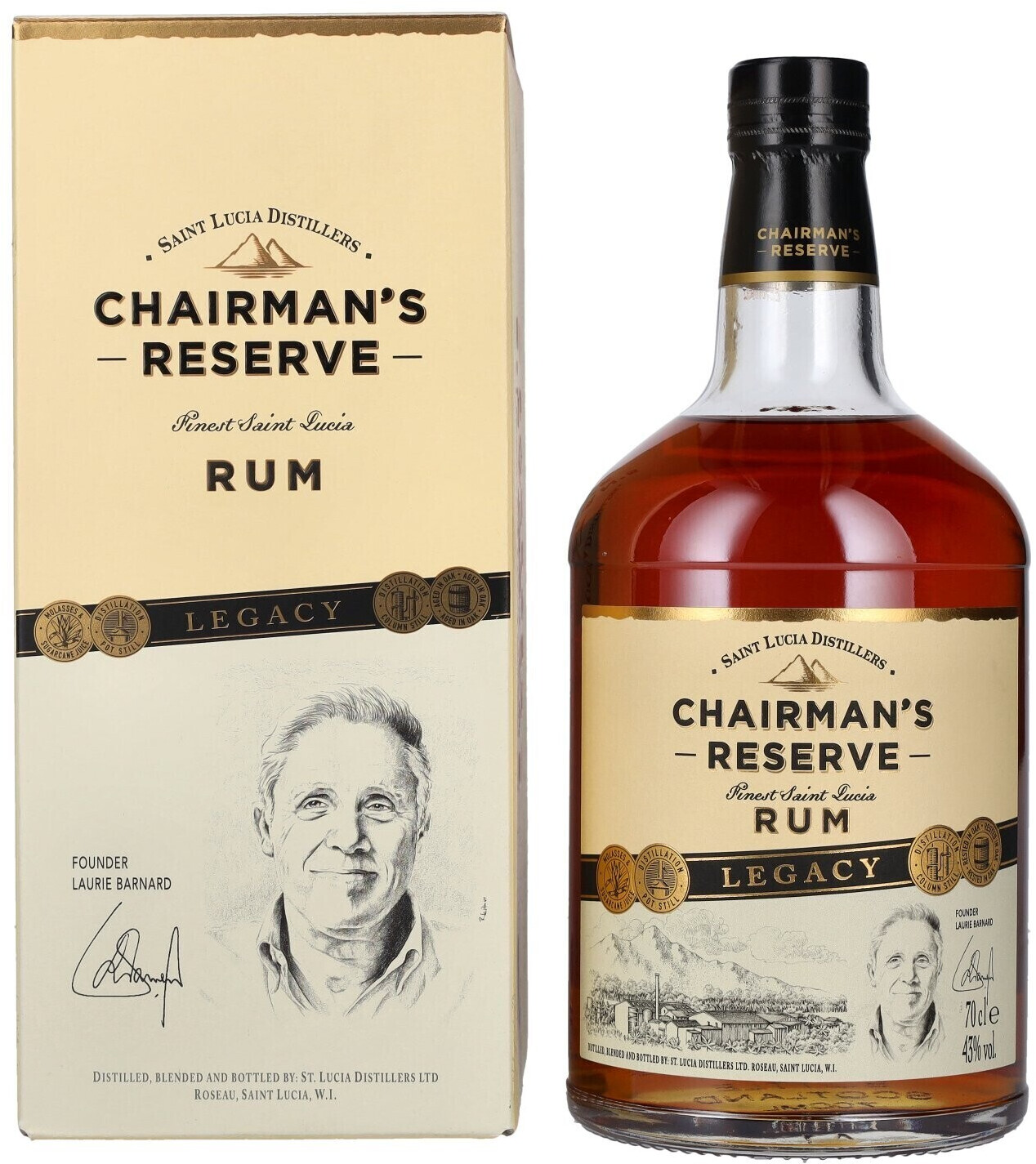 St.Lucia Chairman's Reserve Legacy 0,7l 43%