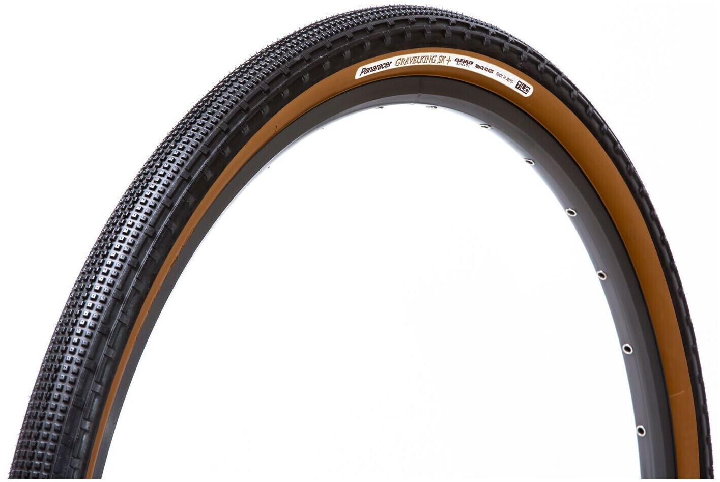 Panaracer GravelKing SK Plus Faltreifen (43-622) Black/brown
