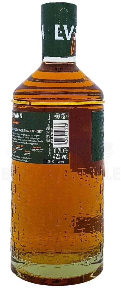 Evermann Wilhelm Black Forest Single Malt Whisky 0,7l 42% ab 30,88 € |  Preisvergleich bei
