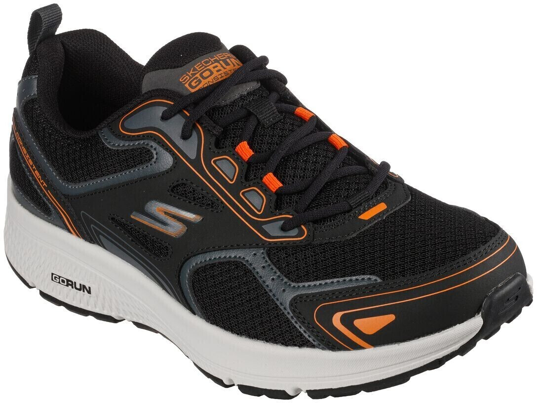 Black and orange skechers outlet