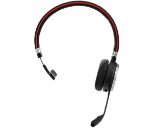 Jabra Evolve 65 SE - Auriculares inalámbricos mono - Auriculares Bluetooth  con micrófono de cancelación de ruido, batería de larga duración y