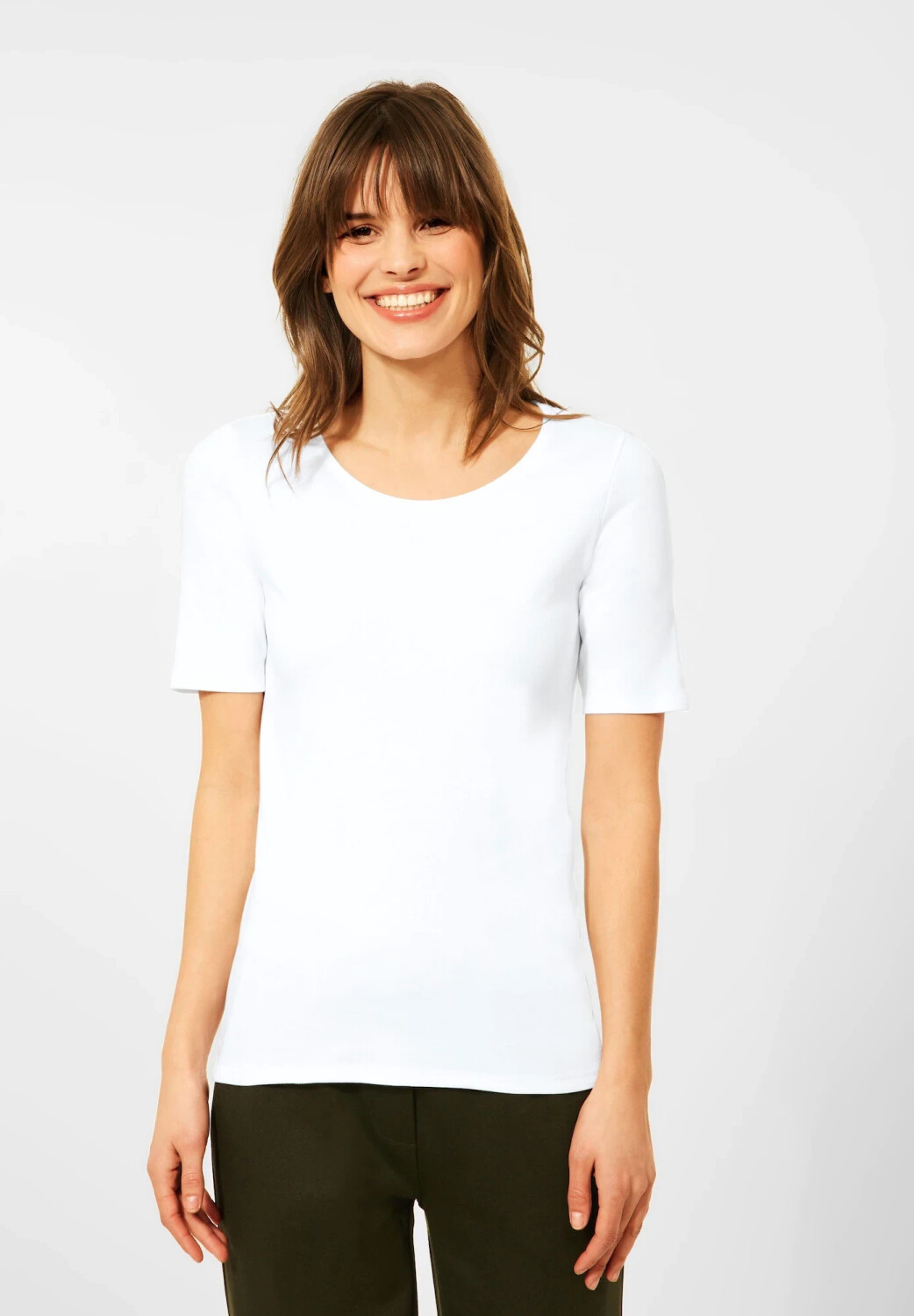 Cecil Lena Basic 13,20 | ab € T-Shirt white bei Preisvergleich