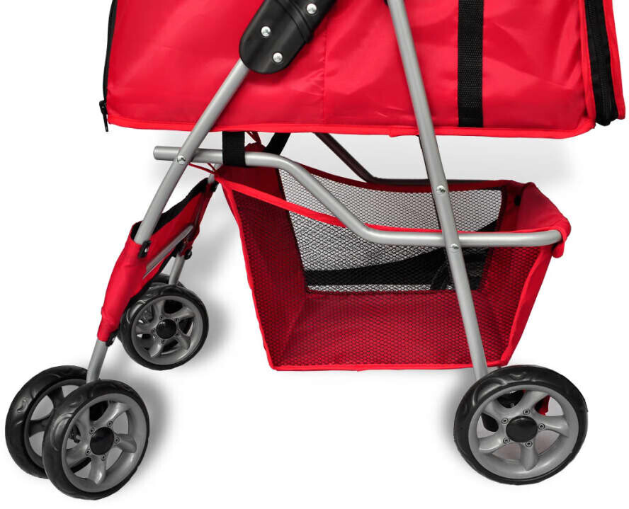 vidaXL Poussette pour chien Red vidaXL Poussette pour chien Red