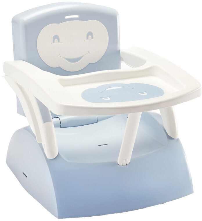Thermobaby Rehausseur de chaise évolutif fleur bleue