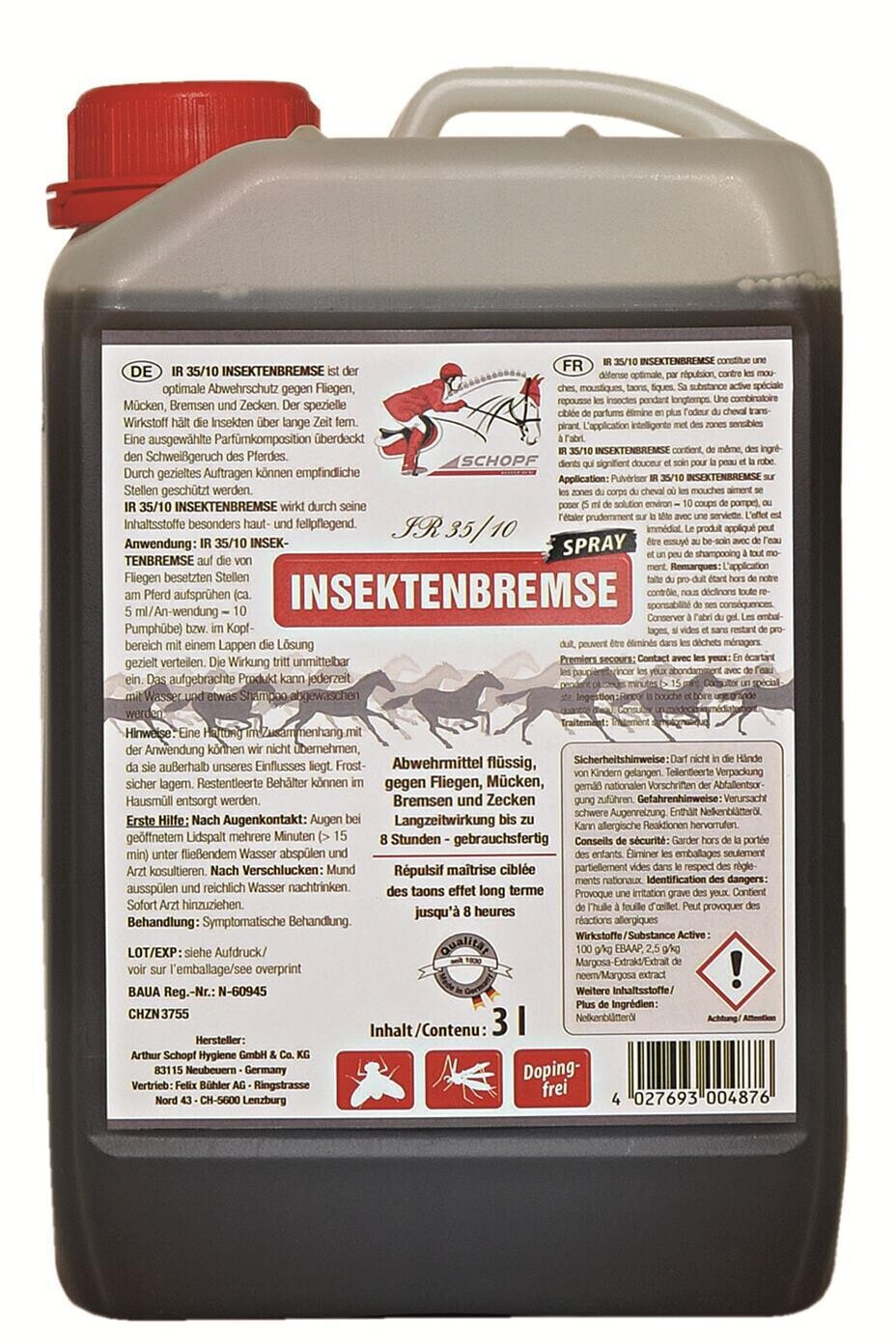 Schopf Riders IR 35/10 Fly Away Spray 3L