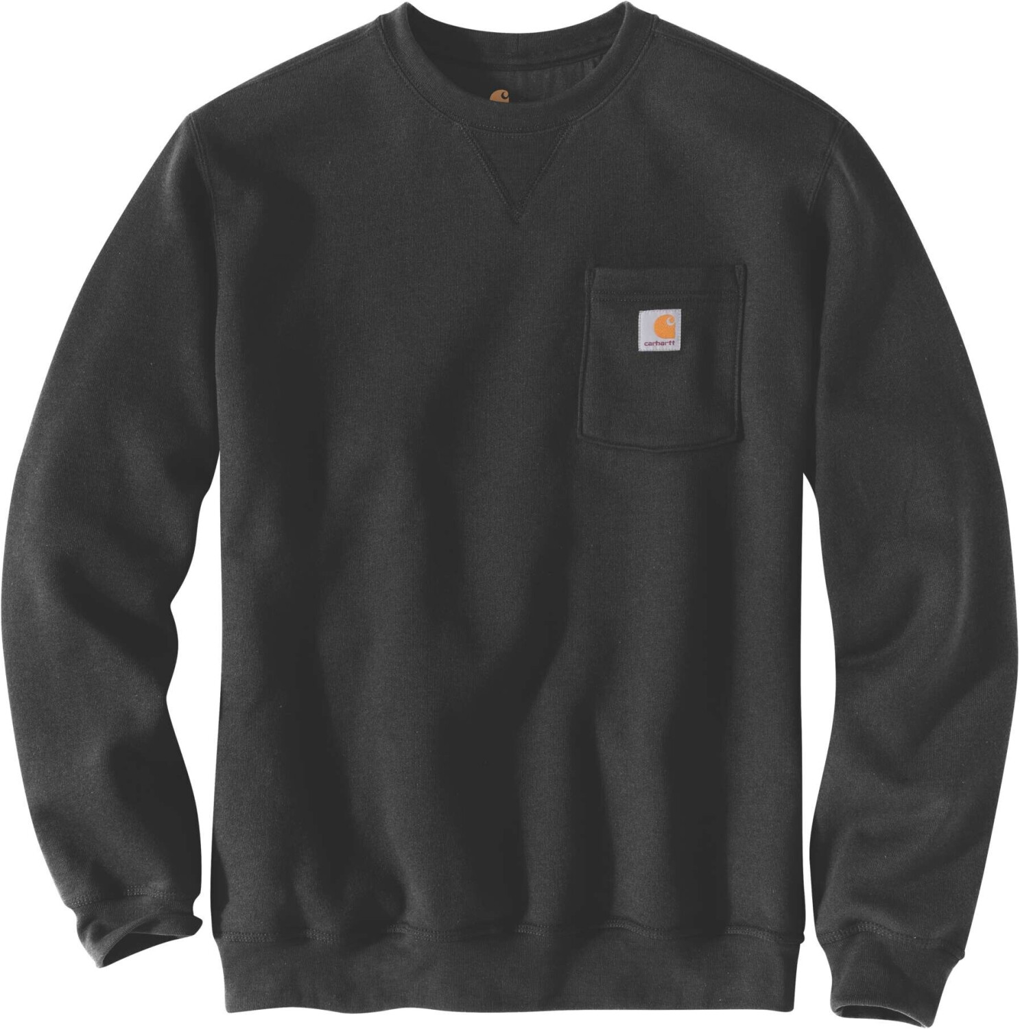 Hoodless sweatshirt with best sale pockets