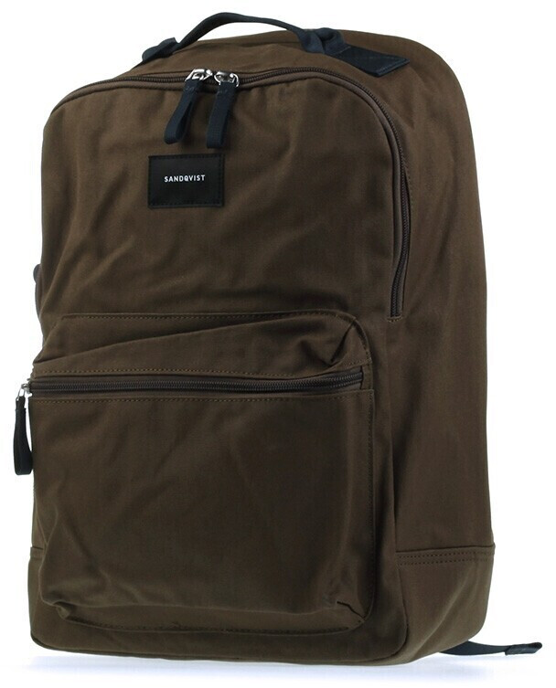 Sandqvist August olive/navy webbing