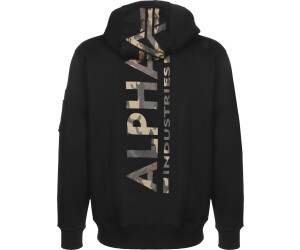 Alpha Industries Herren Sweater Camo Print black/woodland