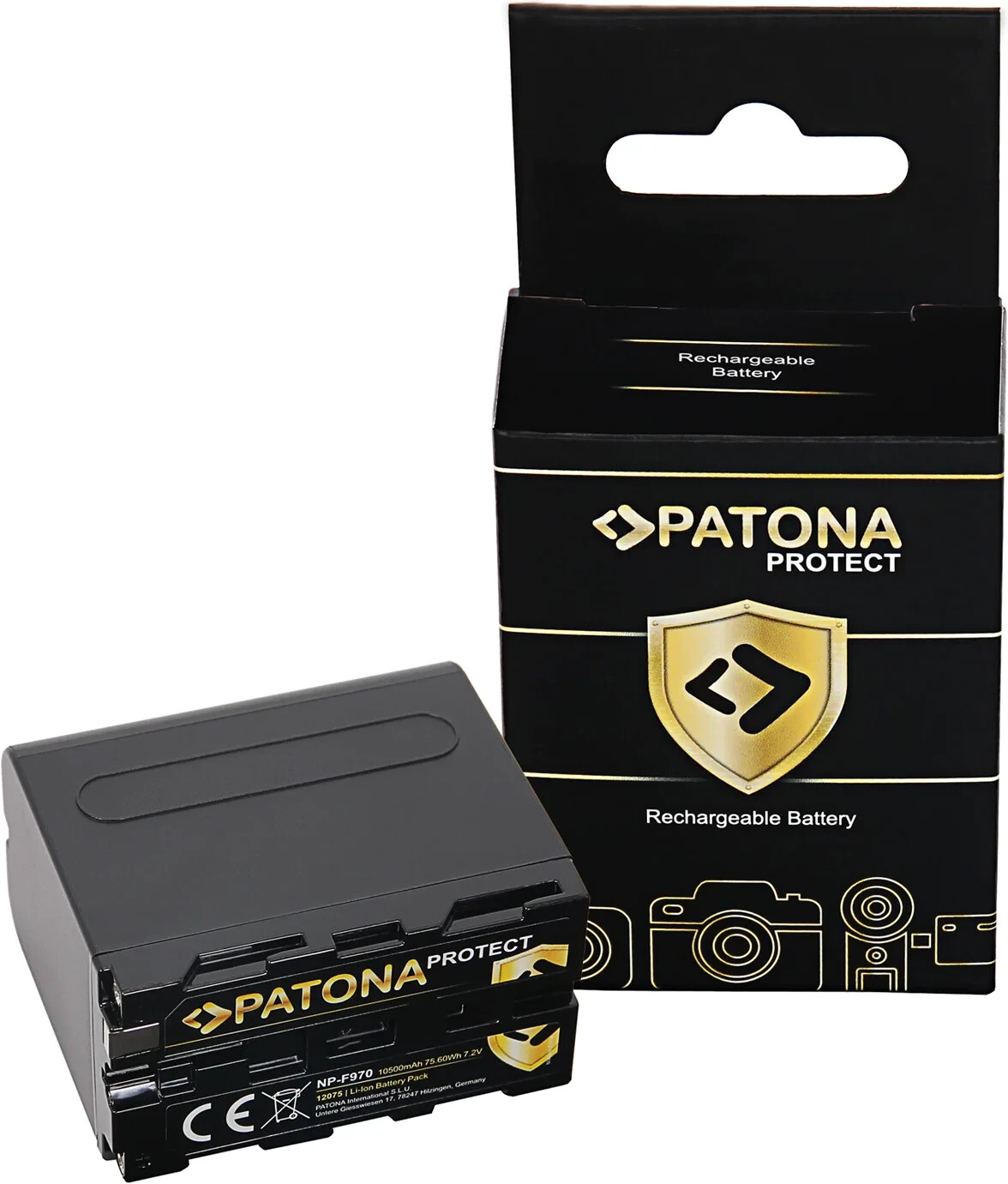 Patona Battery Replacement Protect for Sony NP-F970 (10500mAh)