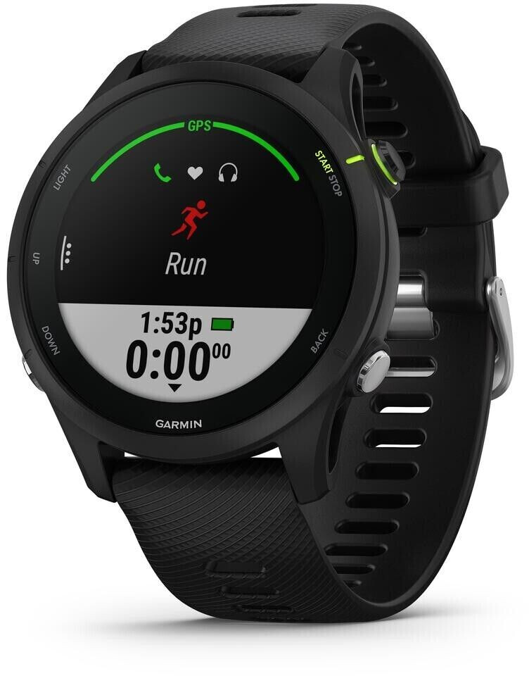 Garmin - Reloj Forerunner 255 Music Black, 45 mm 